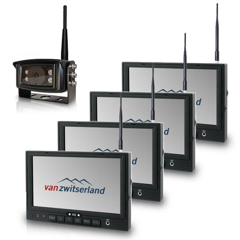 personeelszaken Raar Mexico VZ-207MM Multi Monitor Pro Draadloos Systeem - Van Zwitserland